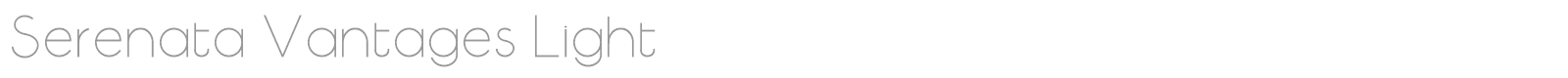 Serenata Vantages font preview